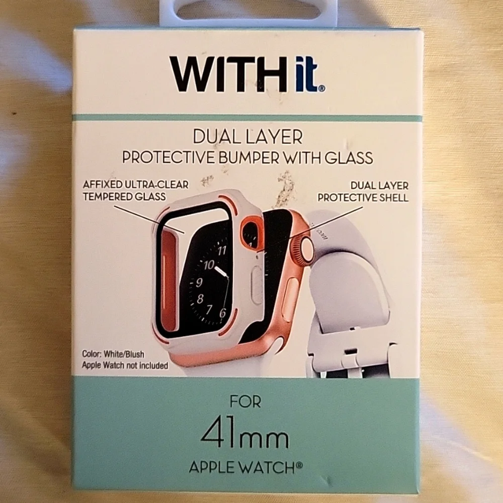 WITHit Dual Layer Protective Bumper for 41mm Apple Watch